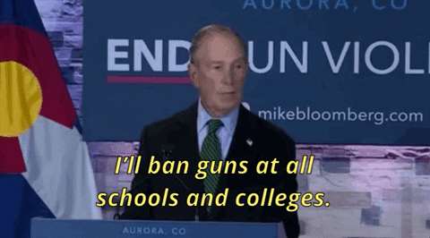 Michael Bloomberg Gun Control GIF