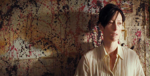 tilda swinton more like we need to talk about the baby devil you gave birth to GIF by Maudit