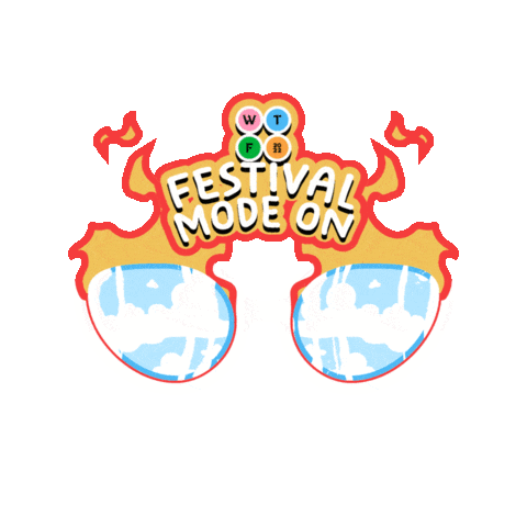 Wtf22 Sticker by We The Fest