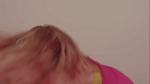 hair flip GIF