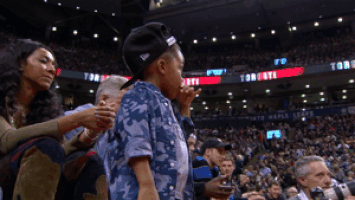 kyle lowry fan GIF by NBA