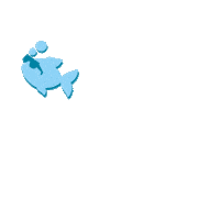 pokehouse_official blue house fish poke Sticker