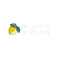 Dolcevita Limoncello Sticker by Sünner Kölsch