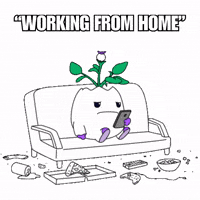 Relaxing Work From Home GIF by Magic Eden
