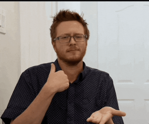 Asl Run Away GIF