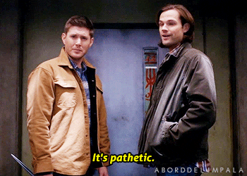 aborddelimpala giphyupload supernatural dean winchester sam winchester GIF