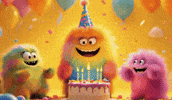 Fuzzlets birthday happy birthday adorable bday GIF