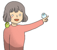 Bird Swipe Up Sticker by A Budgie's Life