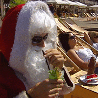 Santa Claus Drinking GIF by Bayerischer Rundfunk