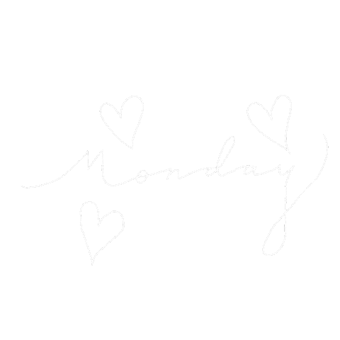 Monday Hearts Sticker