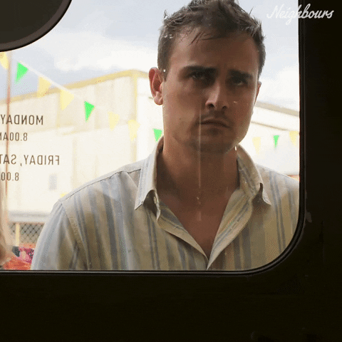 Sad Kyle Canning GIF by Neighbours (Official TV Show account)