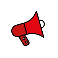 IoIC_uk megaphone internal comms ioic ichoseic Sticker