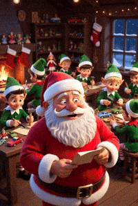 clarence_the_angel_ xmas natale santaclaus papanoel GIF