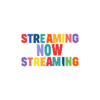 Typography Streaming Sticker by Neon 360 Studio