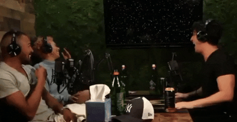 Podcast Laughing GIF by Wesam's World