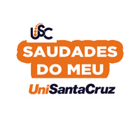 Saudades Sticker by UNISANTACRUZ