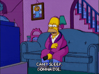 Tired Episode 19 GIF by The Simpsons