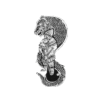 Viking Berserker Sticker by Vinnie Camilleri