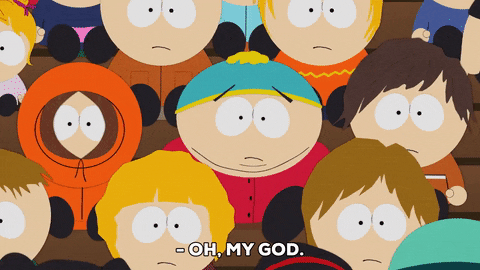 eric cartman horror GIF by South Park 