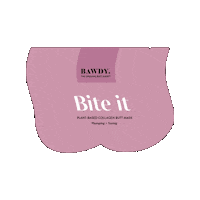 Pink Bite It Sticker by Bawdy Beauty