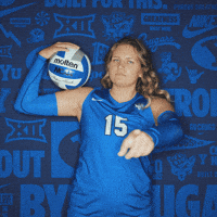 Ncaa Volleyball Go Cougs GIF by BYU Cougars