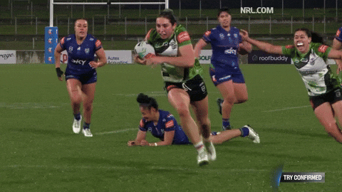 Womens Rugby League Nrl GIF by Canberra Raiders