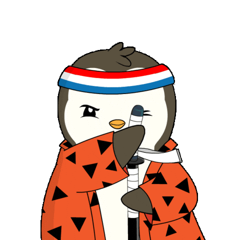Fight Naruto Sticker by Pudgy Penguins