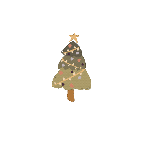 harideevi christmas aesthetic tree lights Sticker