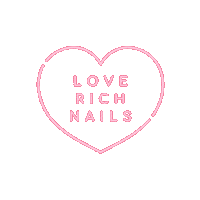 Neon Sign Sticker by Rich Nails