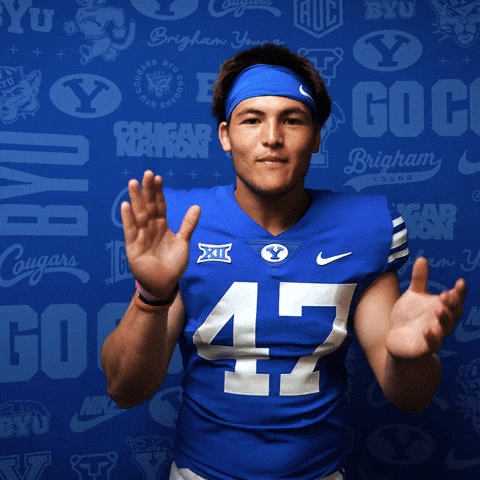 College Football Go Cougs GIF by BYU Cougars