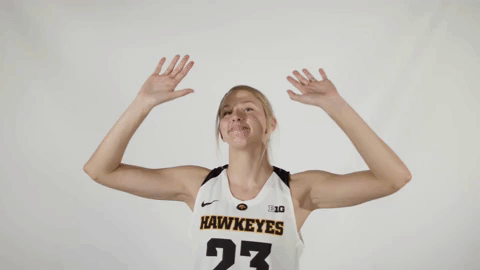 fightforiowa iowabasketball GIF by University of Iowa Hawkeyes Athletics