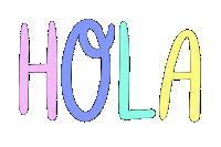 Hola Sticker