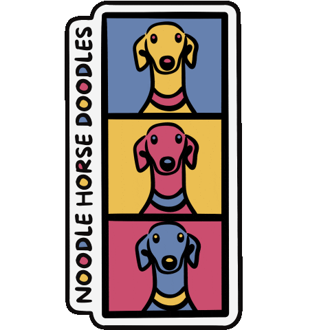Pop Art Greyhound Sticker