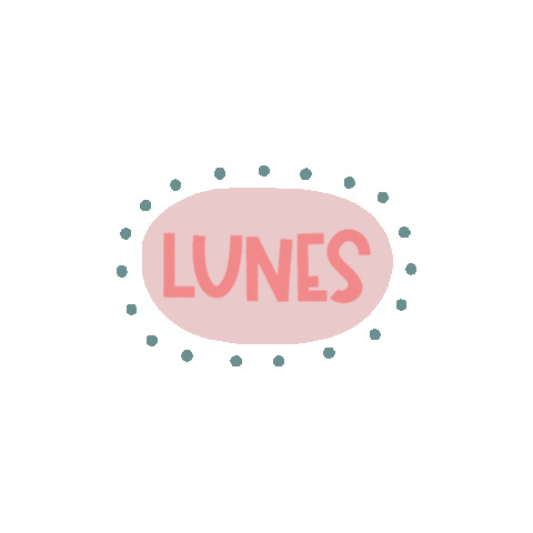 Monday Lunes Sticker by Manzanillas Paraguay