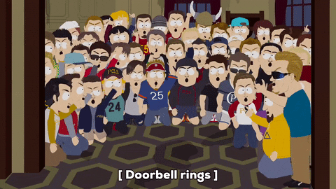 crowd cheers GIF by South Park 