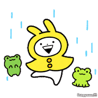 Heavy Rain Love Sticker by Minto Inc.