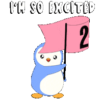 New Year Penguin Sticker by Pudgy Penguins