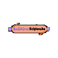 Building Belmonte Sticker by La Rivoluzione delle Seppie