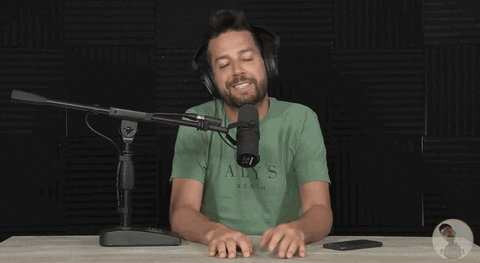 Podcast Reaction GIF by John Crist Comedy