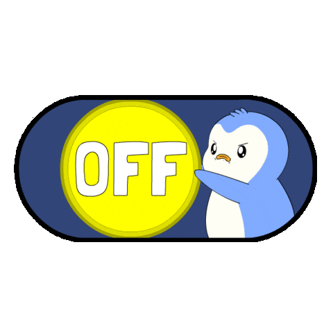 Weekend Penguin Sticker by Pudgy Penguins