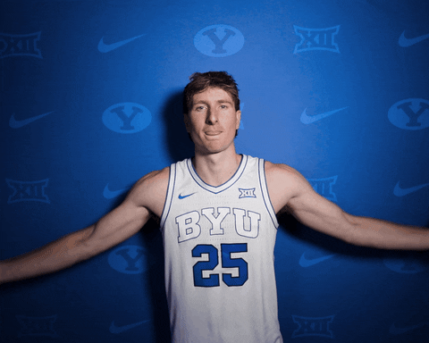 College Basketball Sport GIF by BYU Cougars