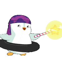 Magic Penguin Sticker by Pudgy Penguins