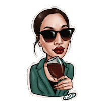 Drink Wine Sticker