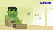 Relaxing Incredible Hulk GIF by Mashed