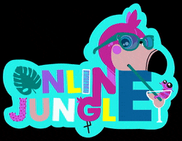 onlinedzungle flamingo online jungle anna fink GIF