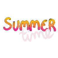 Summer Time Sticker