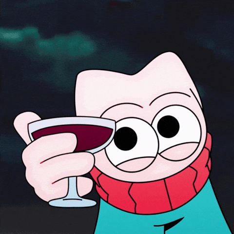 Globkins giphyupload celebration cheers wine GIF