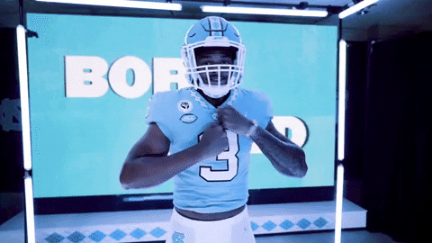 North Carolina Football GIF by UNC Tar Heels