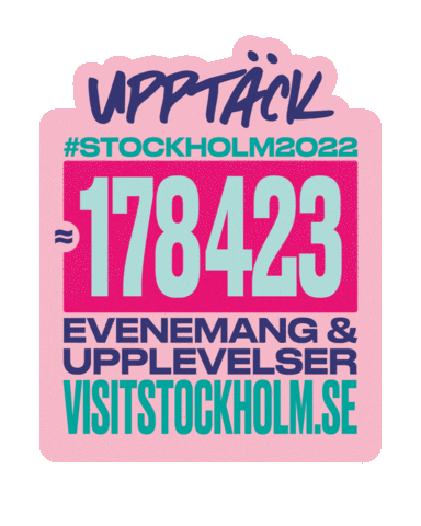 VisitStockholm stockholm visitstockholm visit stockholm stockholm 2022 Sticker