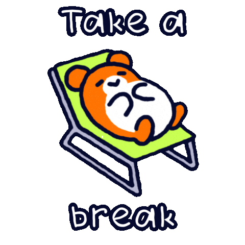 Laying Do Nothing Sticker